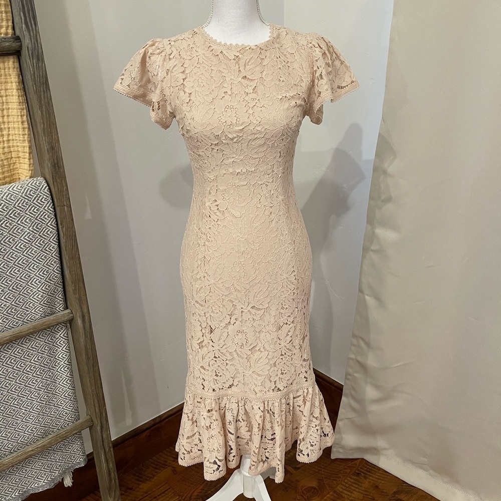 Rachel Parcell Lace Midi Dress
